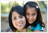Schizophrenia Society of Canada - Mission Statement Smiling mom and dauther who's well-being our schizophrenia association is fighting for